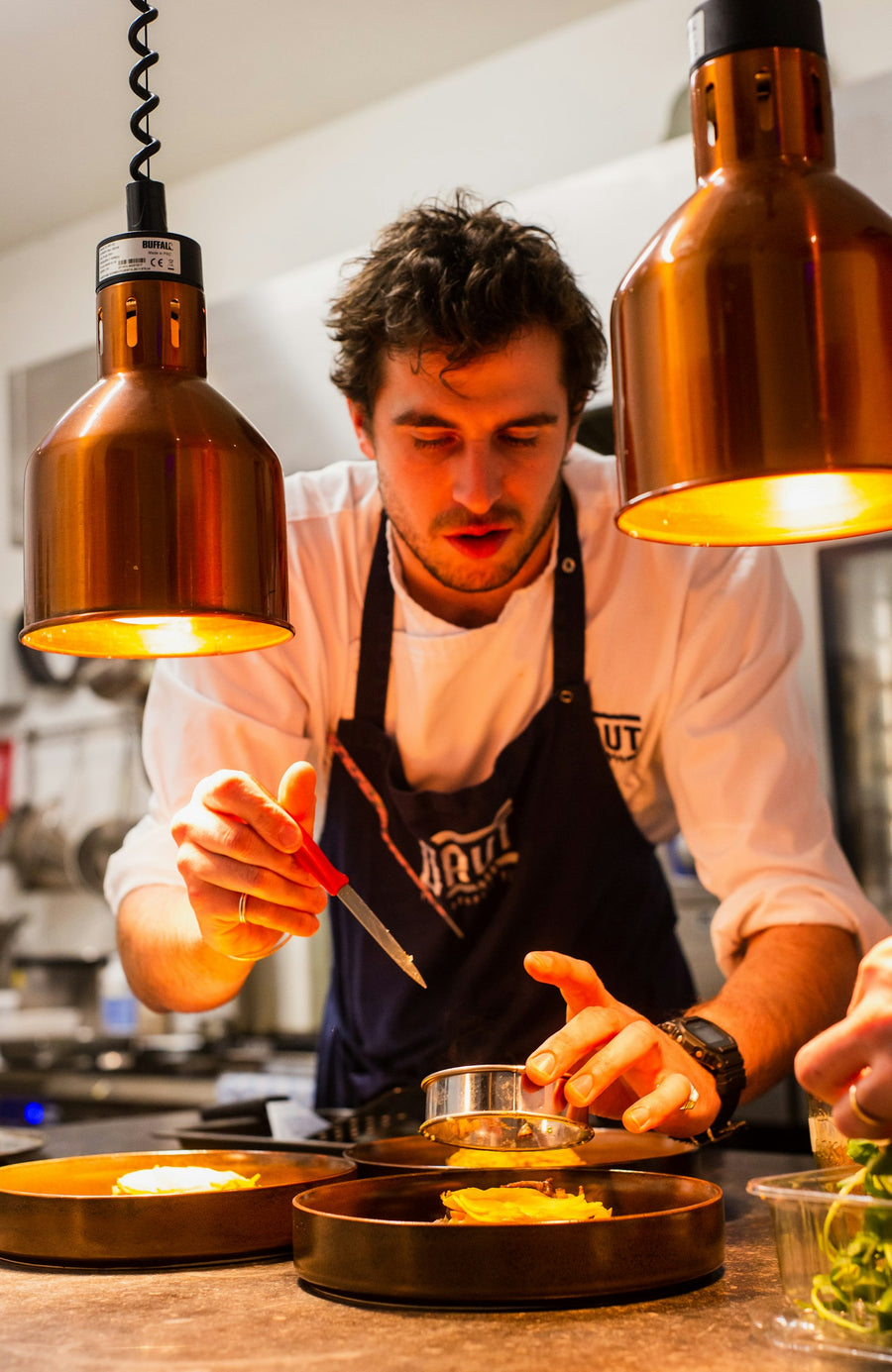 At the pass