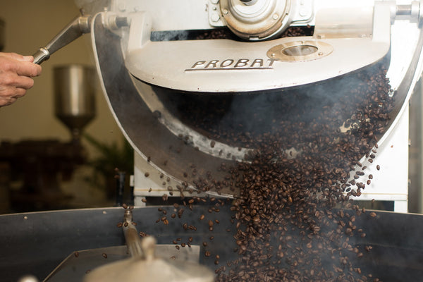 Coffee Beans during Roasting